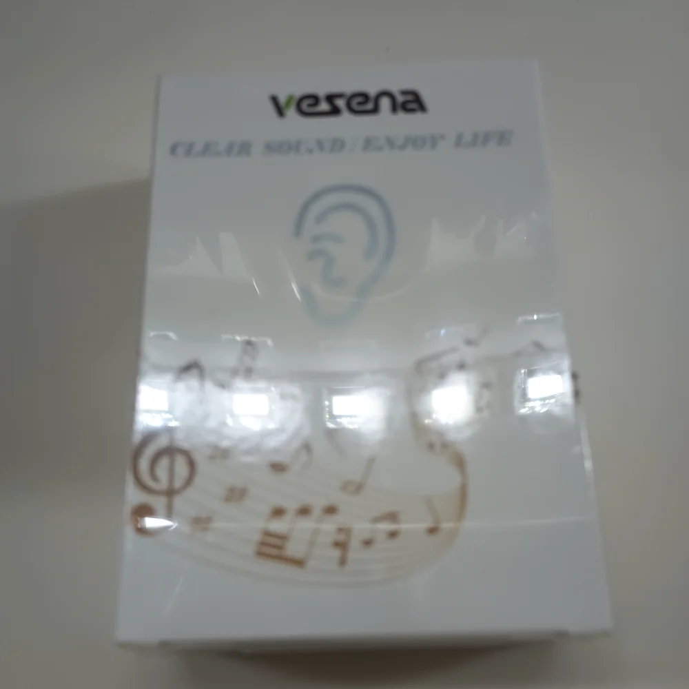 Sleek Blue Hearing Amplifier